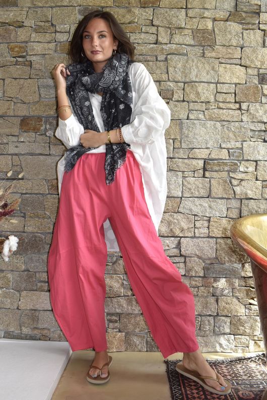 Paloma Classic Barrel Pant Miami Pink
